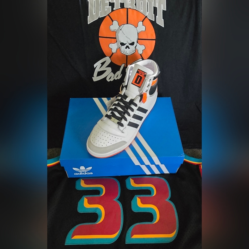 Mens Adidas Top Ten "3-1-3" Detroit Bad Boys Edition-Exclusive Release
